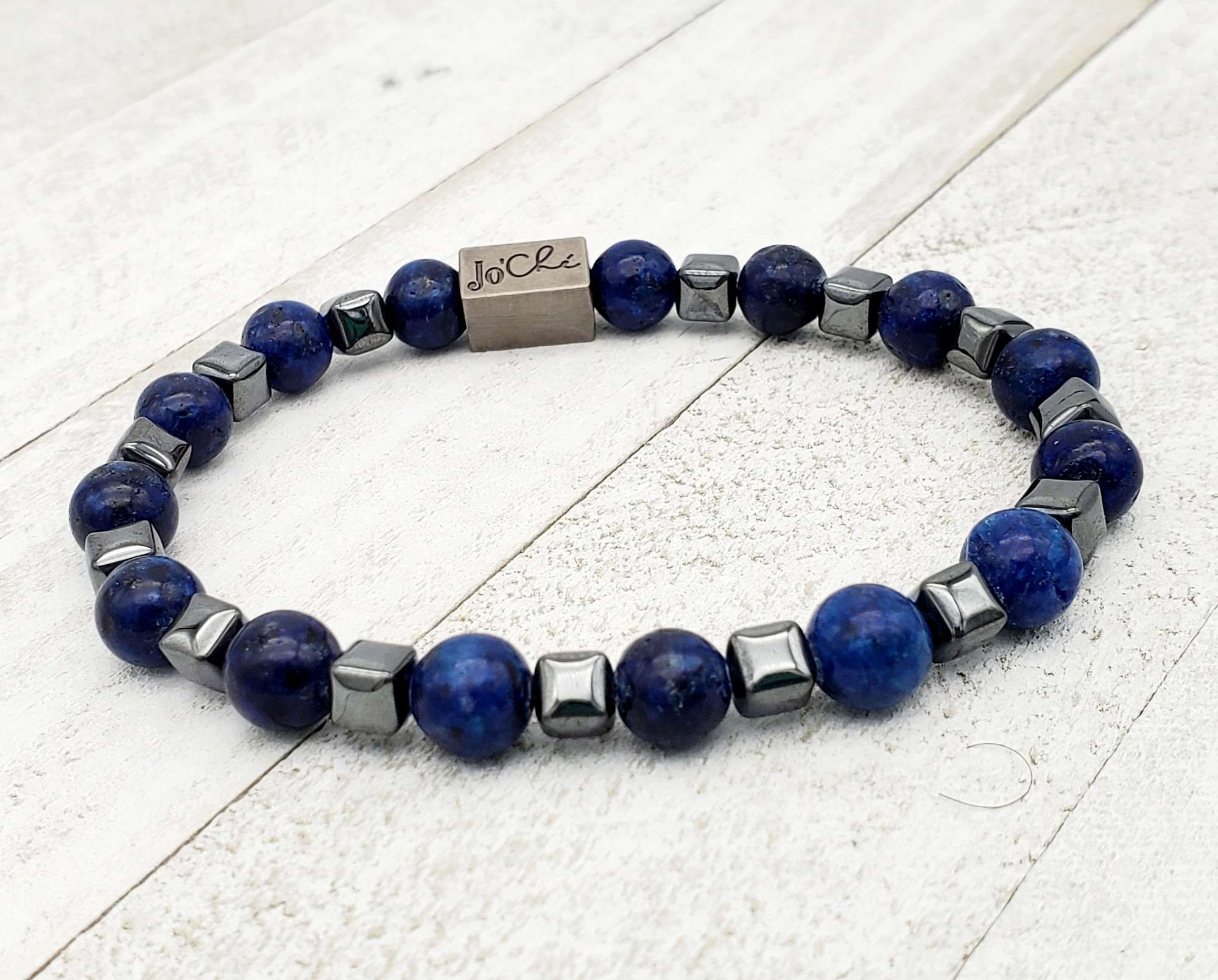 Lapis & Hematite Bracelet 