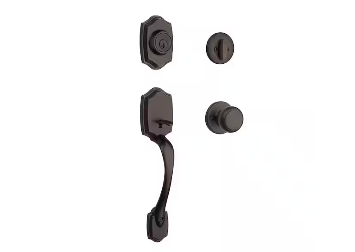 Kwikset Belleview y Cove, manilla de puerta