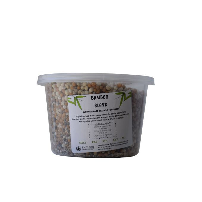 500g pack of Bamboo Blend Slow Release Fertiliser for healthy bamboo growth