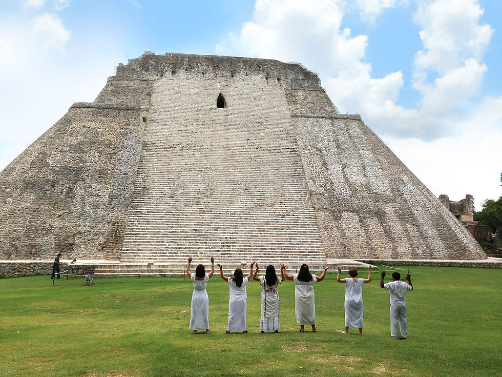 MEDITATING IN UXMAL SUDDHA PREM