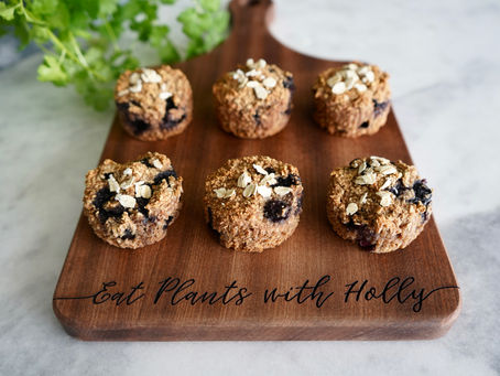 Oat + Blueberry Muffins
