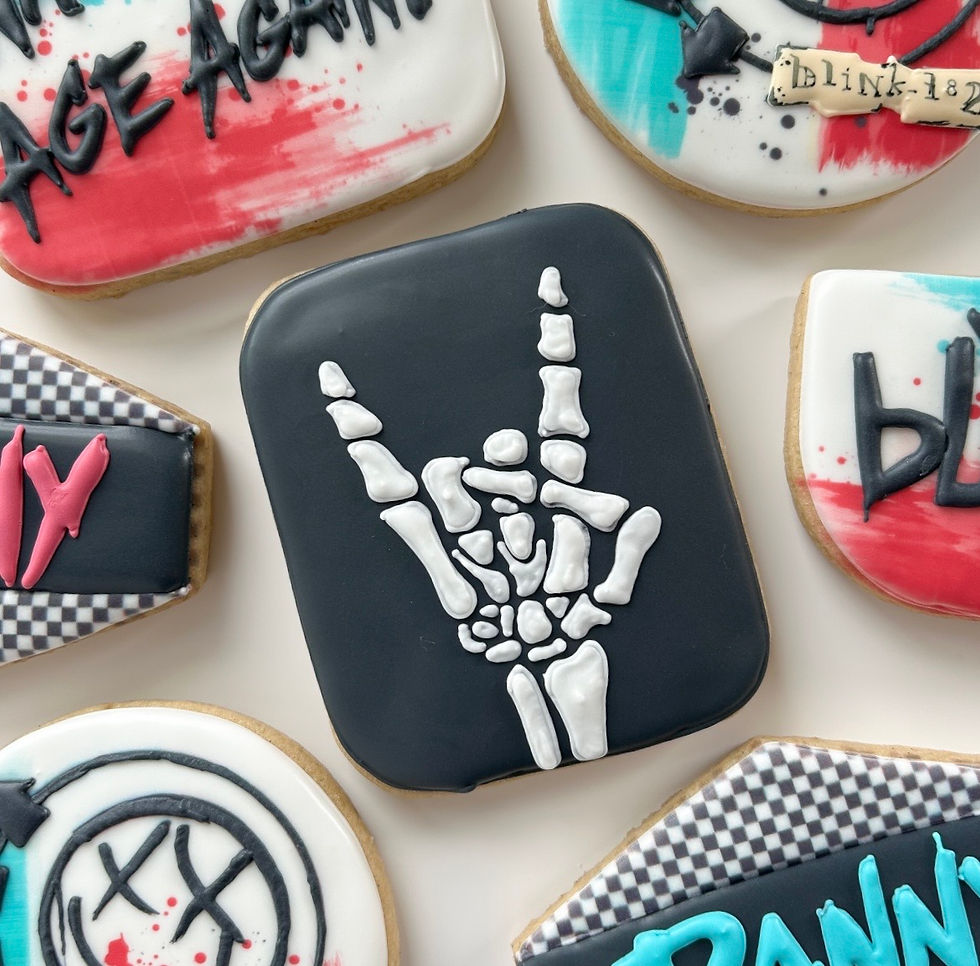 Blink-182 Inspired Cookie set | Cookies by Kate Colorado Springs, CO