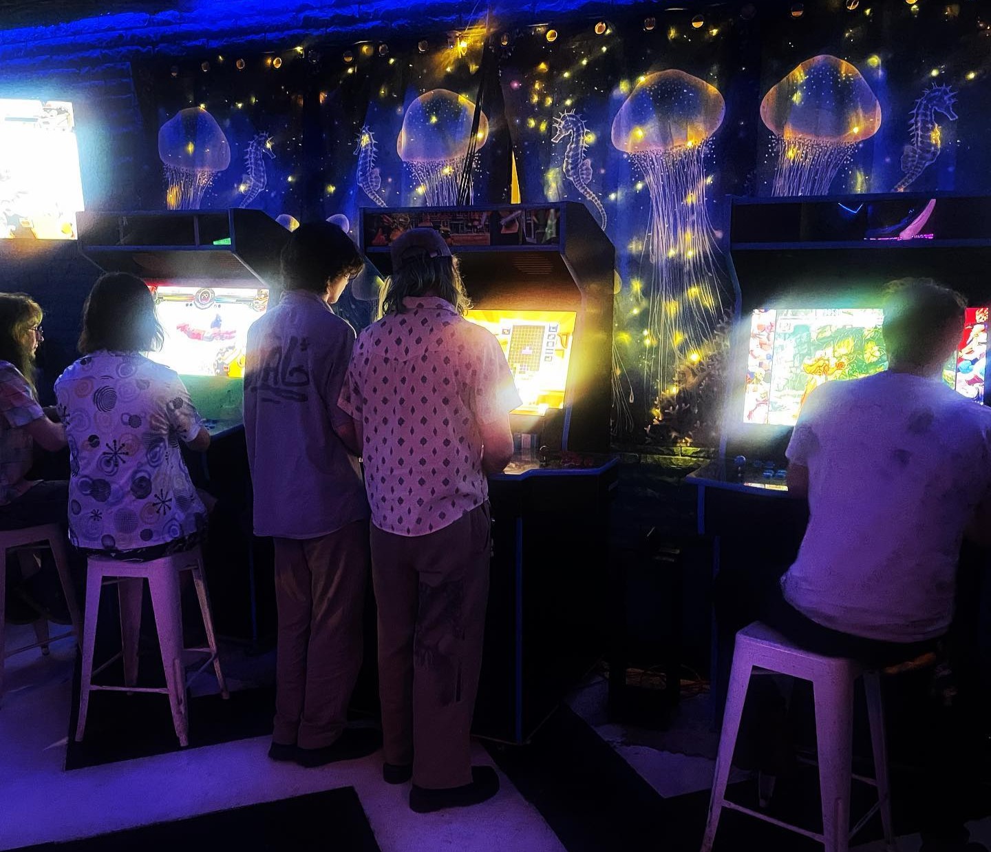 Console gaming area