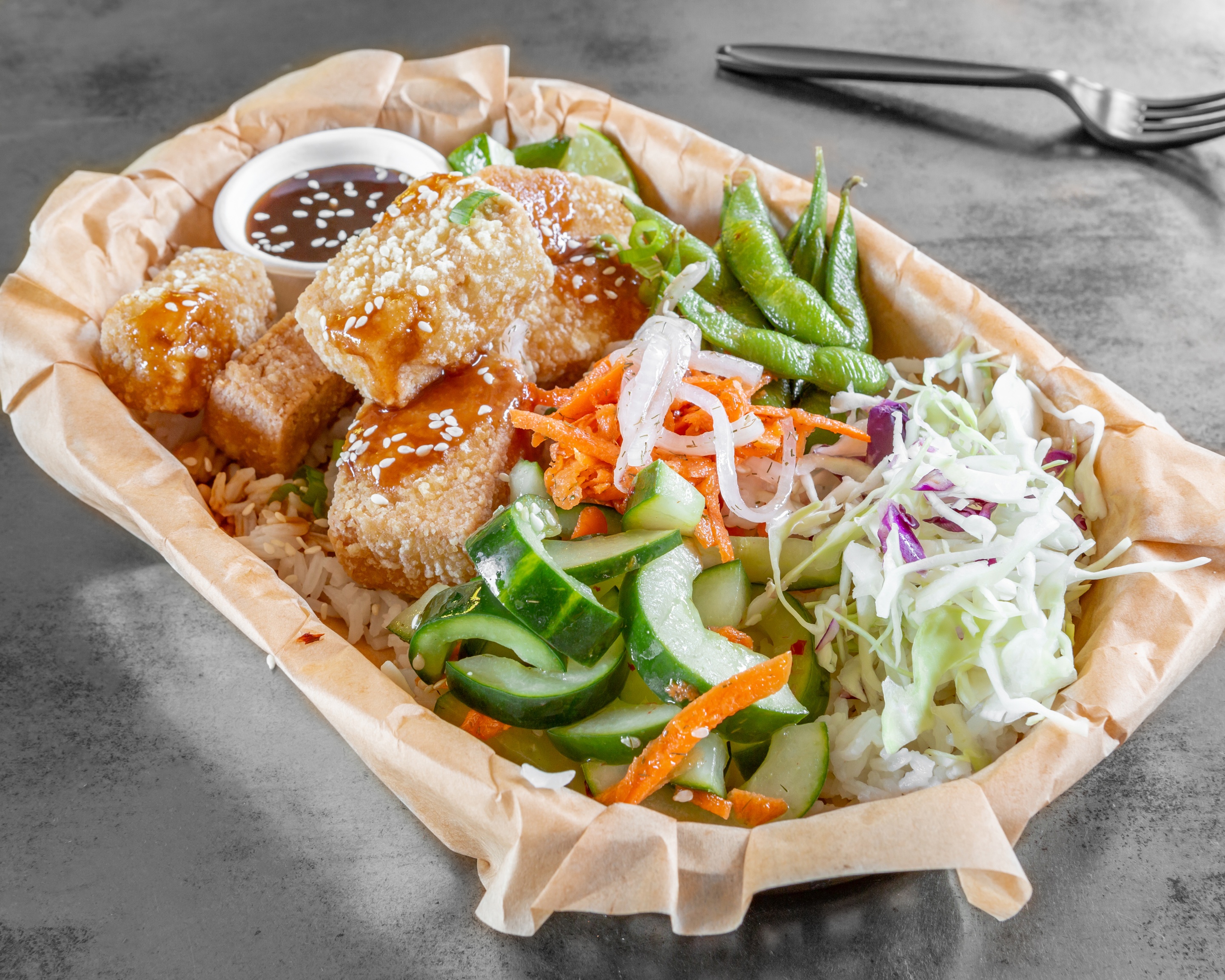 Tofu Mama rice bowl