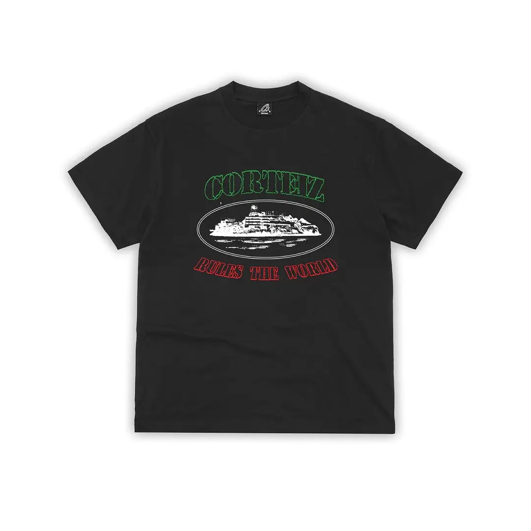 CORTEIZ OG ALCATRAZ ITALIA TEE [BLACK]