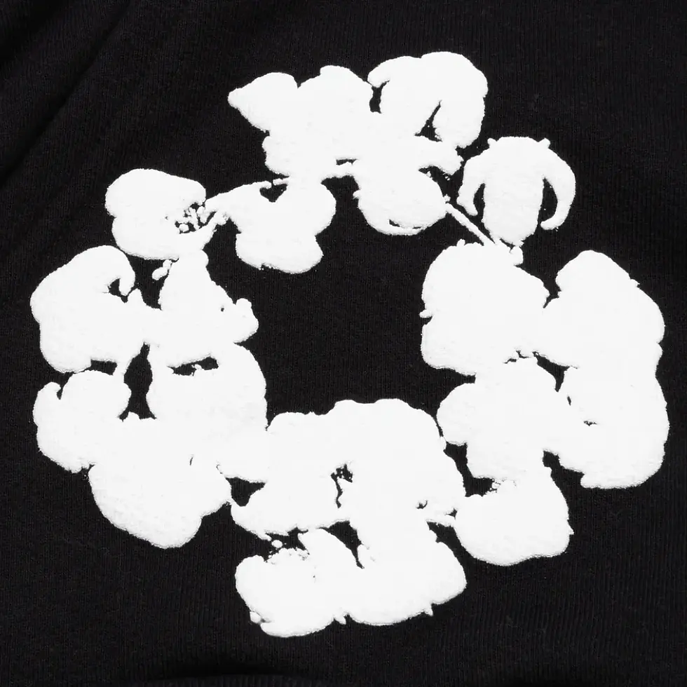 Miniatura: Denim Tears The Cotton Wreath Sweatshirt Black