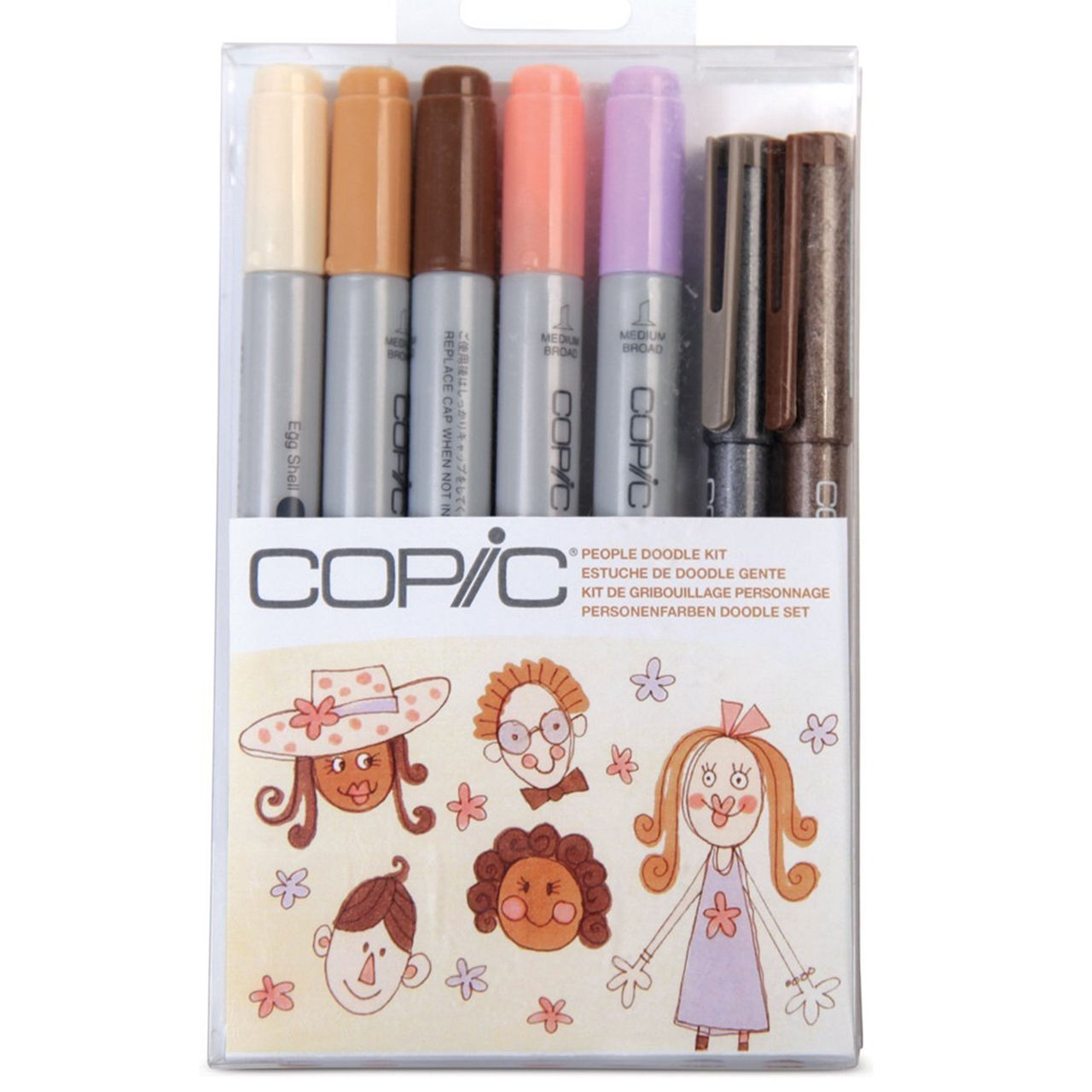 CIAO MARKERS SET - People 7 piece Doodle Kit