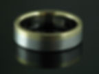 Two tone wedding band