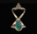Opal with color changing garnet
