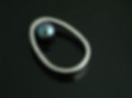 'Elevation' ring with pearl