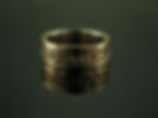'Initials Carved' wedding ring
