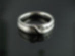 'Descending Diamonds' wedding band