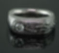 Tree bark diamond wedding band
