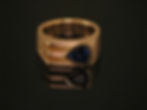 Sapphire wedding band
