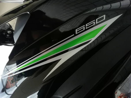 7月12日　ninja650のお客様