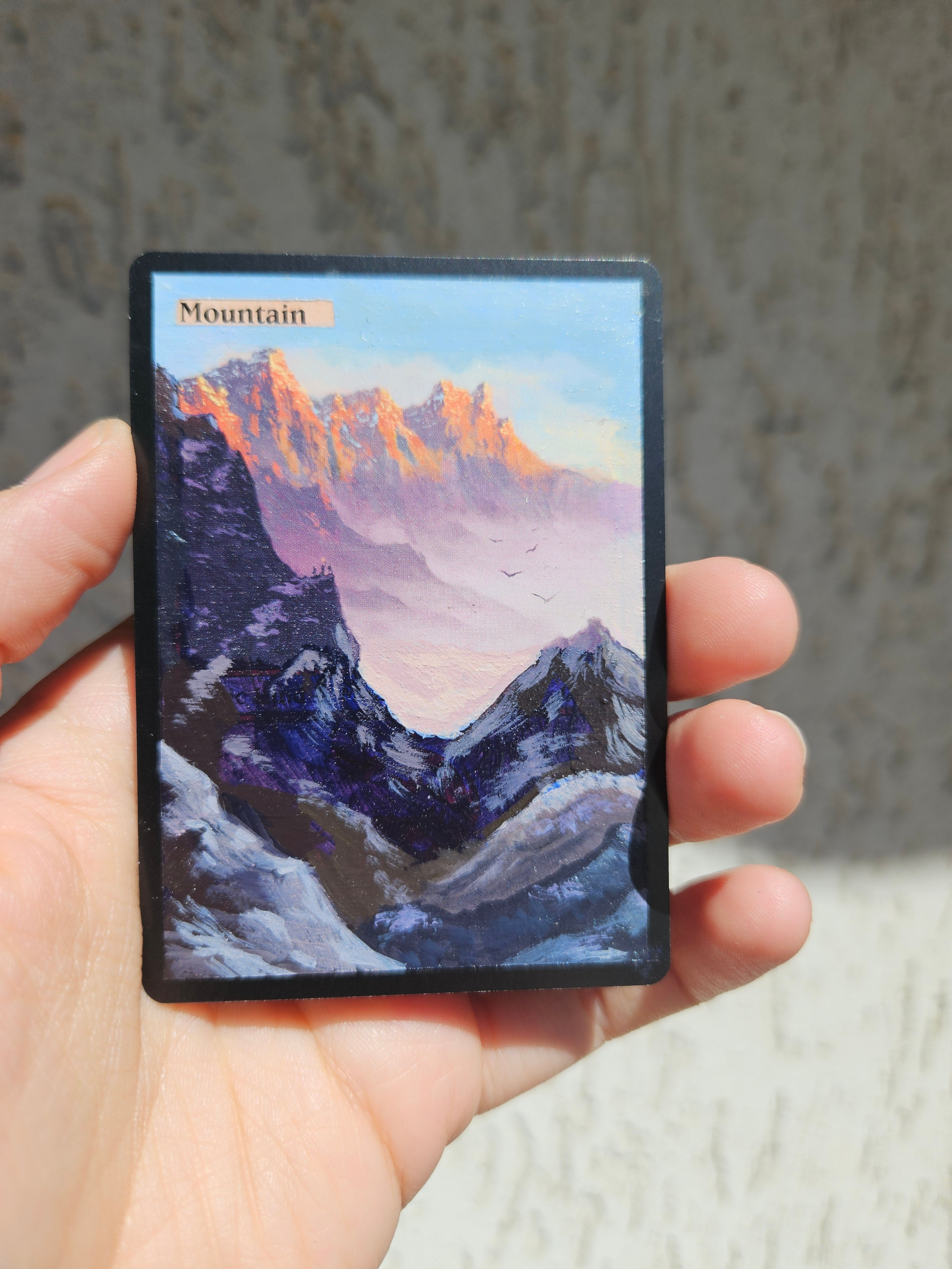 Mountain (Gebirge) - MtG Overpaint