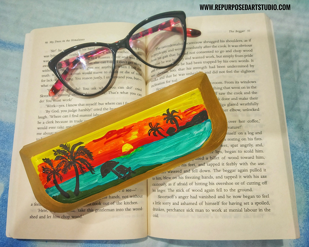 Hand painted Spectacles Case
