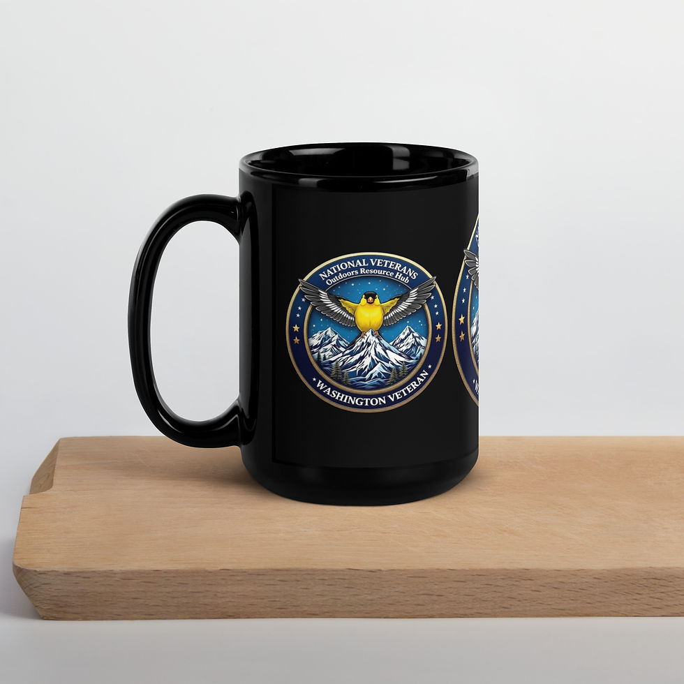 Thumbnail: WASHINGTON VETERAN Coffee Mug – Willow Goldfinch (Spinus tristis salicamans)