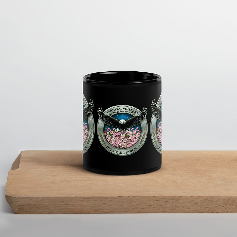 Thumbnail: Delaware Strong Coffee Mug | Peach Blossom | Veterans Gift | US VET CONNECT