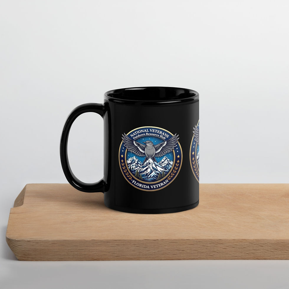 Thumbnail: FLORIDA VETERAN HUB Coffee Mug – Northern Mockingbird (Mimus polyglottos)