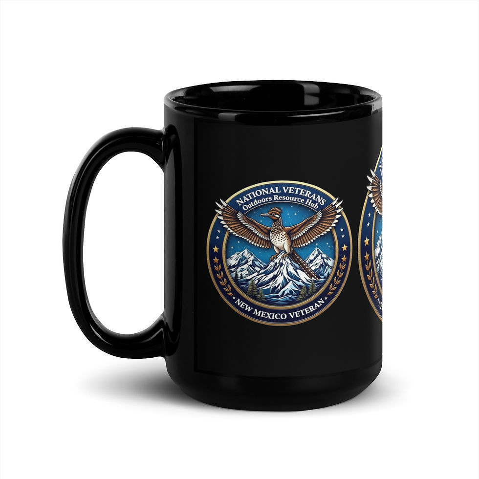 Thumbnail: NEW MEXICO VETERAN Coffee Mug – Greater Roadrunner (Geococcyx californianus)
