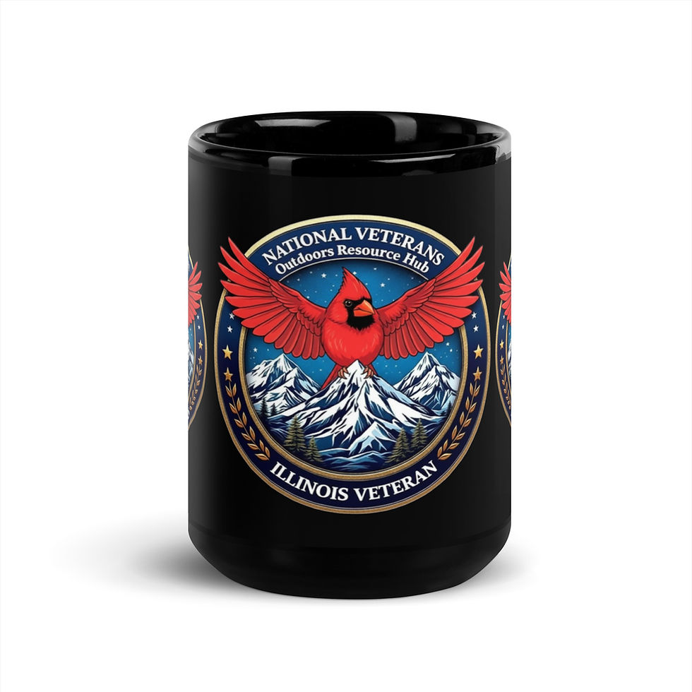 Thumbnail: ILLINOIS VETERAN HUB Coffee Mug – Northern Cardinal (Cardinalis cardinalis)