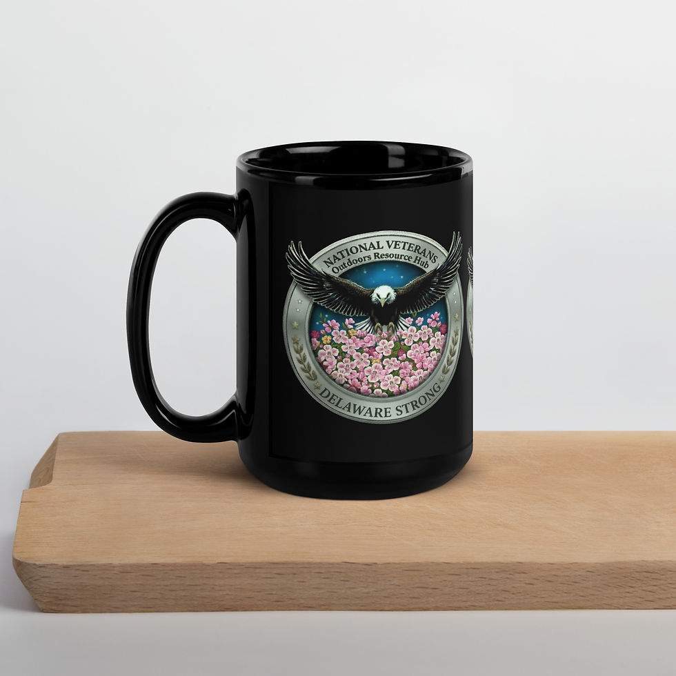Thumbnail: Delaware Strong Coffee Mug | Peach Blossom | Veterans Gift | US VET CONNECT