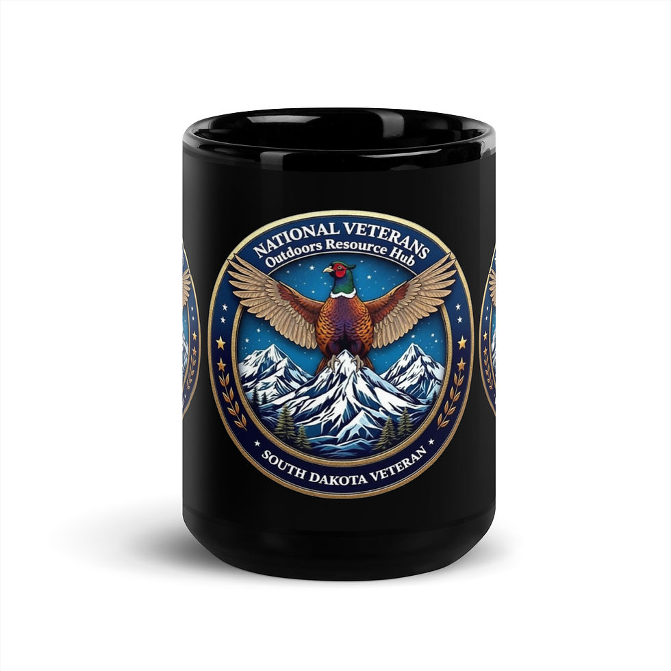 Thumbnail: SOUTH DAKOTA VETERAN Coffee Mug – Ring-necked Pheasant (Phasianus colchicus)