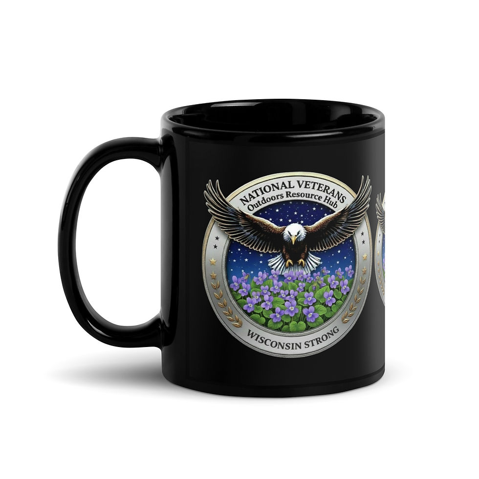 Thumbnail: Wisconsin Strong Mug | Wood Violet | Veterans Gift | US VET CONNECT
