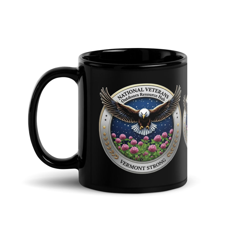 Thumbnail: Vermont Strong Coffee Mug | Red Clover | Veterans Outdoors Gift | US VET CONNECT
