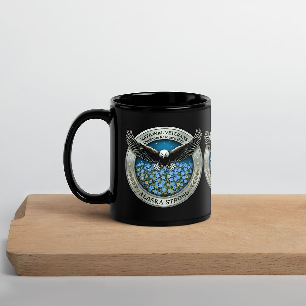 Thumbnail: Alaska Strong Coffee Mug | Forget-Me-Not | Alaska State Flower Gift 