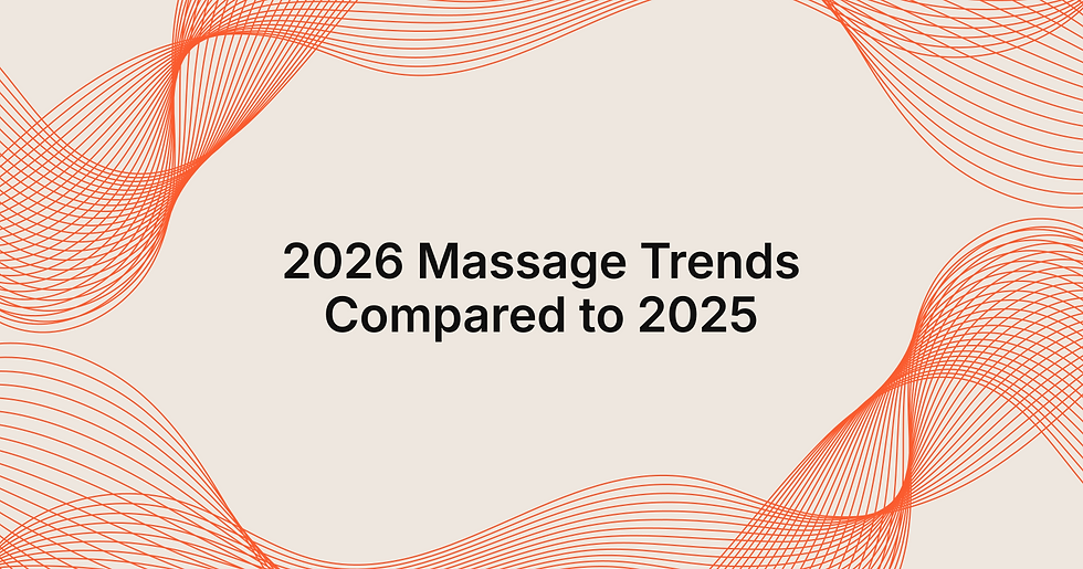 Comparing 2026 Massage Trends to 2025