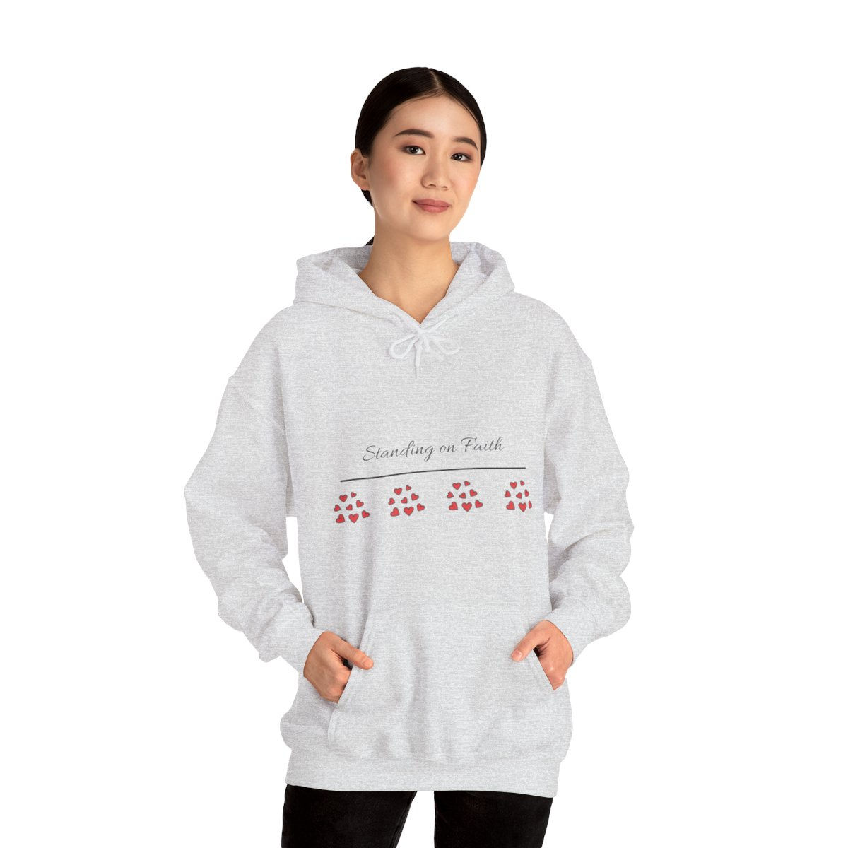 Unisex Heavy Blend™ Hooded Sweatshirt "Standing on Faith"
