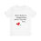 Thumbnail: Unisex Jersey Short Sleeve Tee "Heart U"
