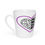 Thumbnail: Latte mug - Purple Piano Heart