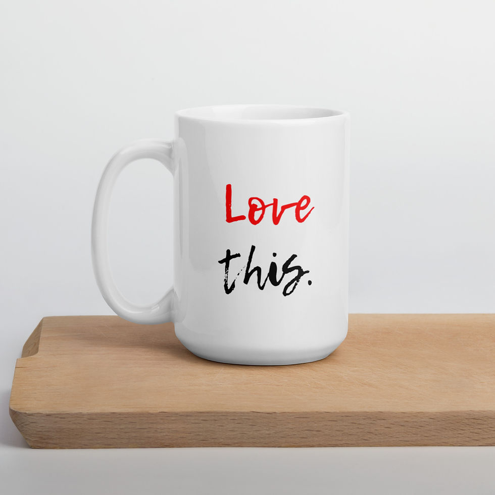 Thumbnail: White glossy mug - LOVE THIS