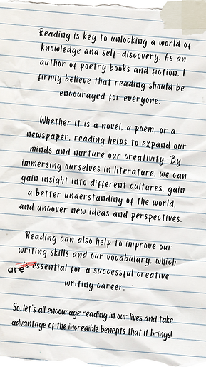 Encourage Reading note