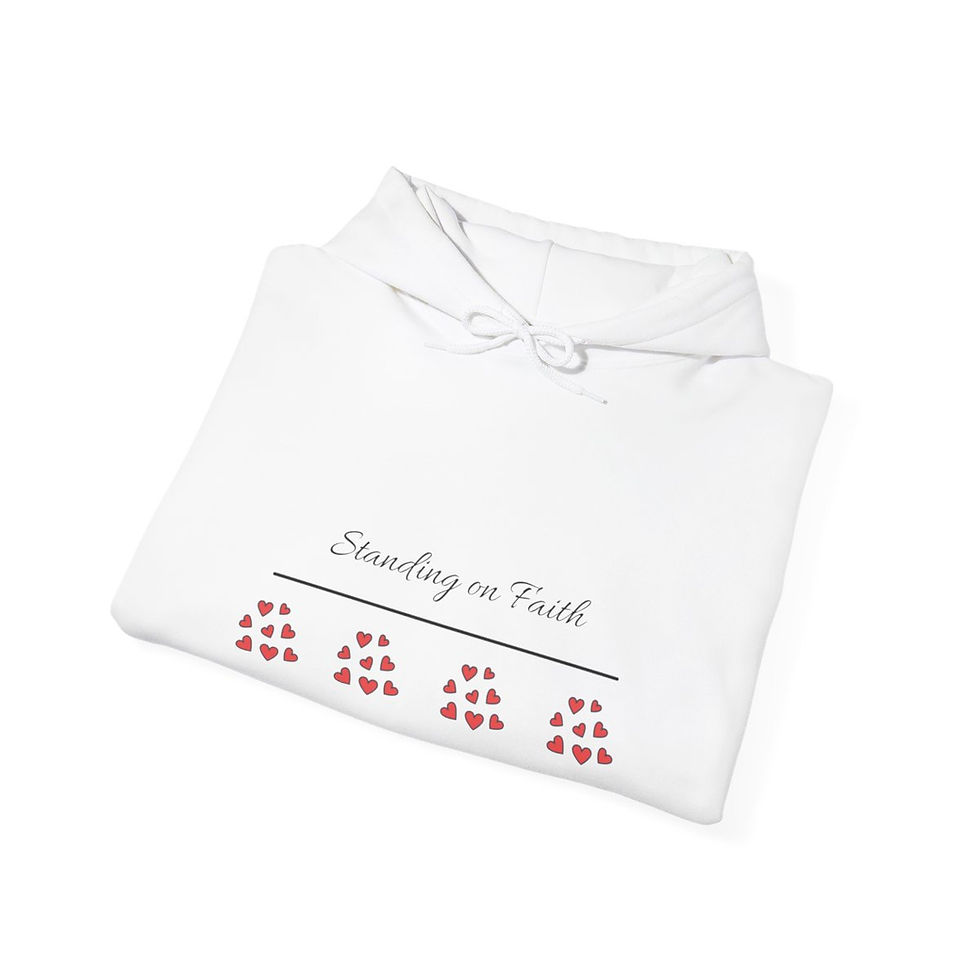 Thumbnail: Unisex Heavy Blend™ Hooded Sweatshirt "Standing on Faith"