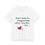 Thumbnail: Unisex Jersey Short Sleeve Tee "Heart U"