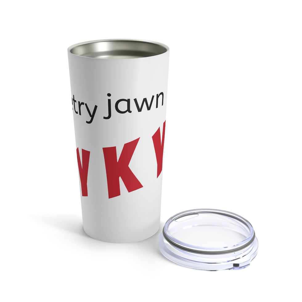 Thumbnail: POETRY JAWN Tumbler 20oz