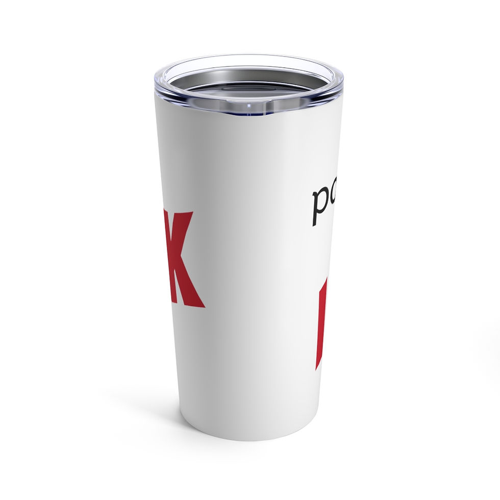 Thumbnail: POETRY JAWN Tumbler 20oz