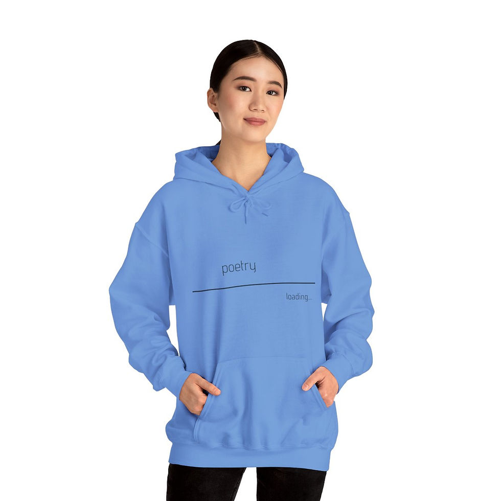 Thumbnail: Unisex Heavy Blend™ Hooded Sweatshirt "Poetry Loading"