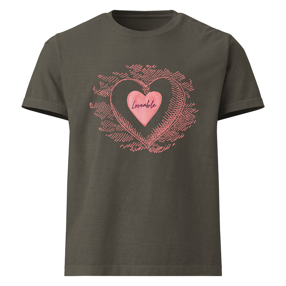 Thumbnail: Unisex oversized t-shirt -  Loveable