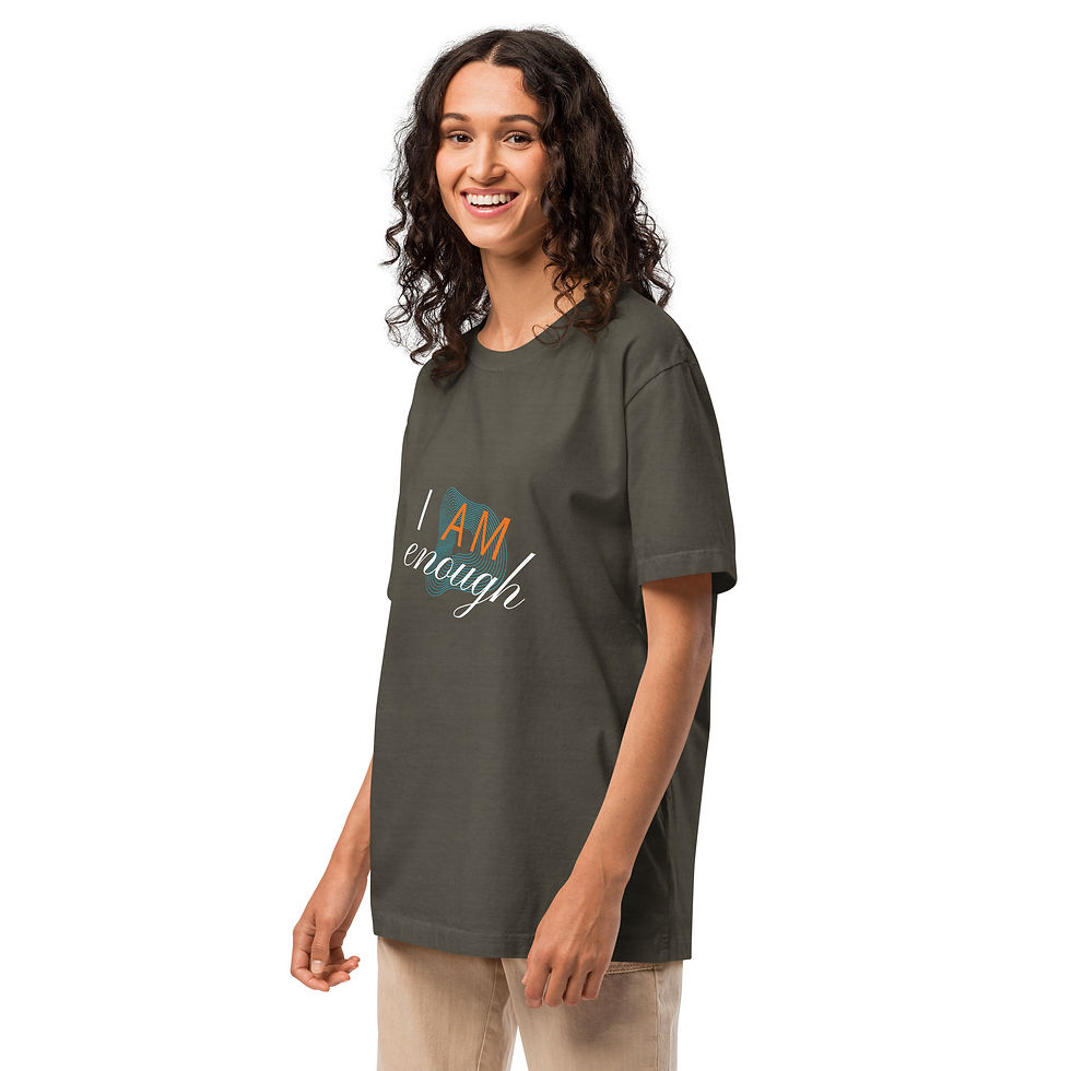 Thumbnail: Unisex oversized t-shirt - I Am Enough