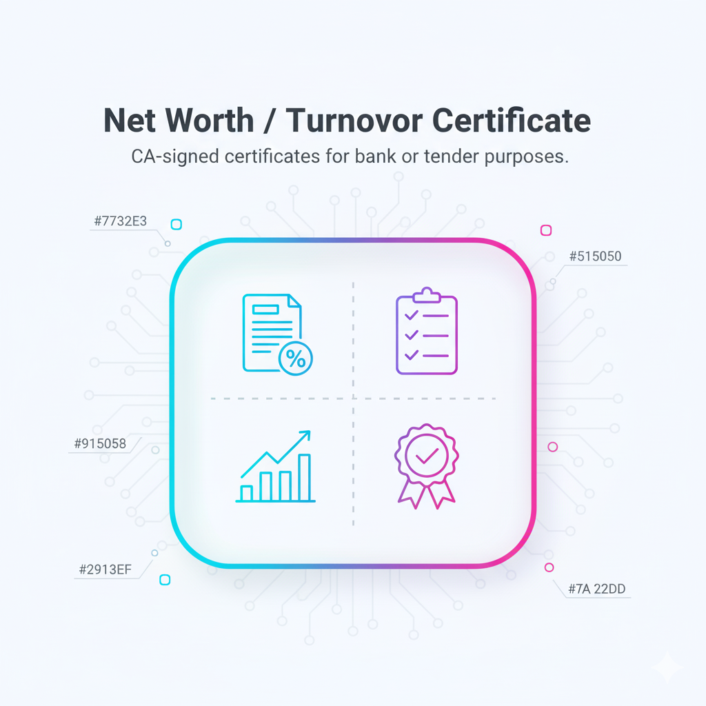 Net Worth / Turnover Certificate