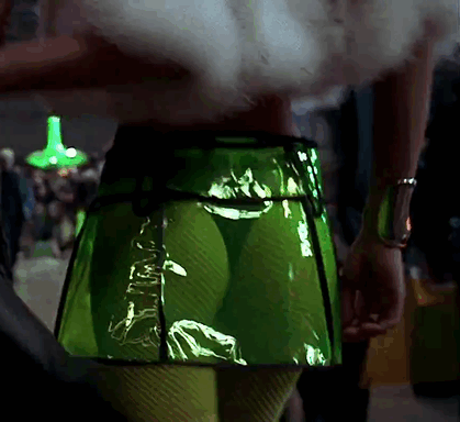 green cellophane