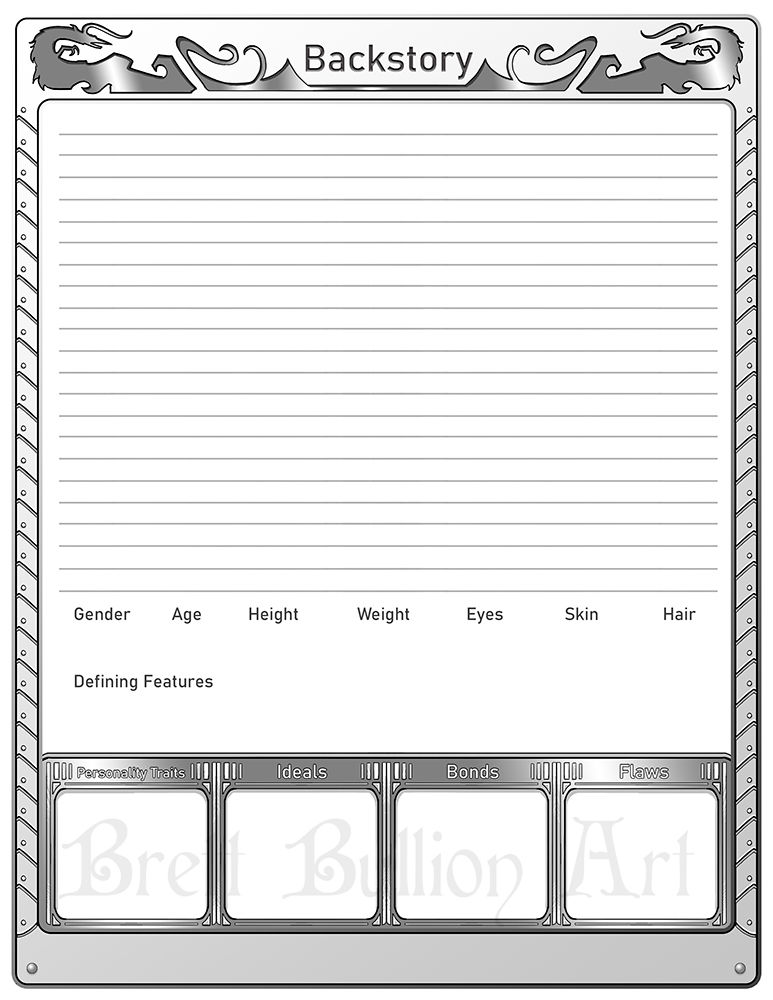 Thumbnail: Artificer 5e Character Sheet - PDF (Digital)