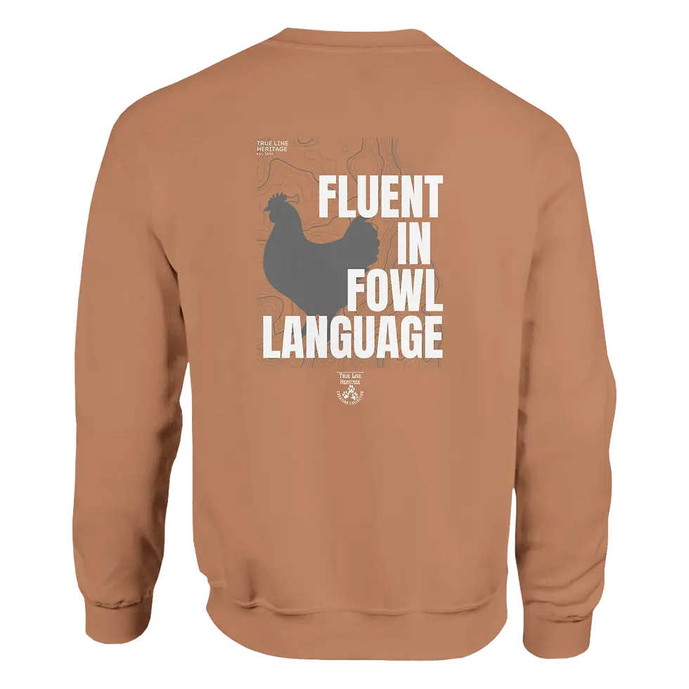 Thumbnail: Fluent in Fowl Language Unisex NuBlend® Fleece Crew Sweatshirt | Jerzees 562MR