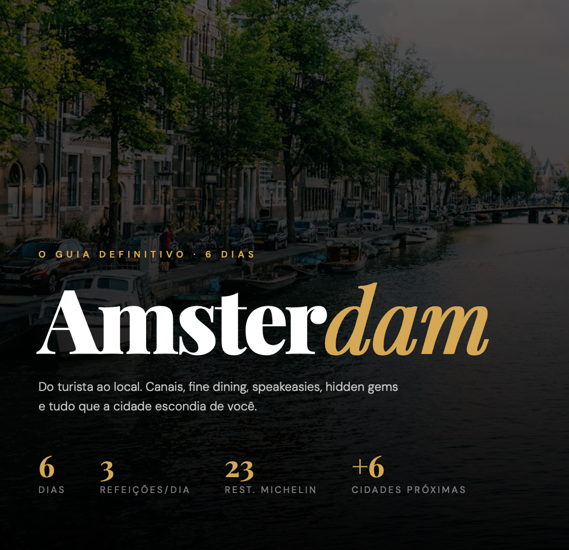 đłđ± AMSTERDAM DO JEITO CERTO â O E-BOOK