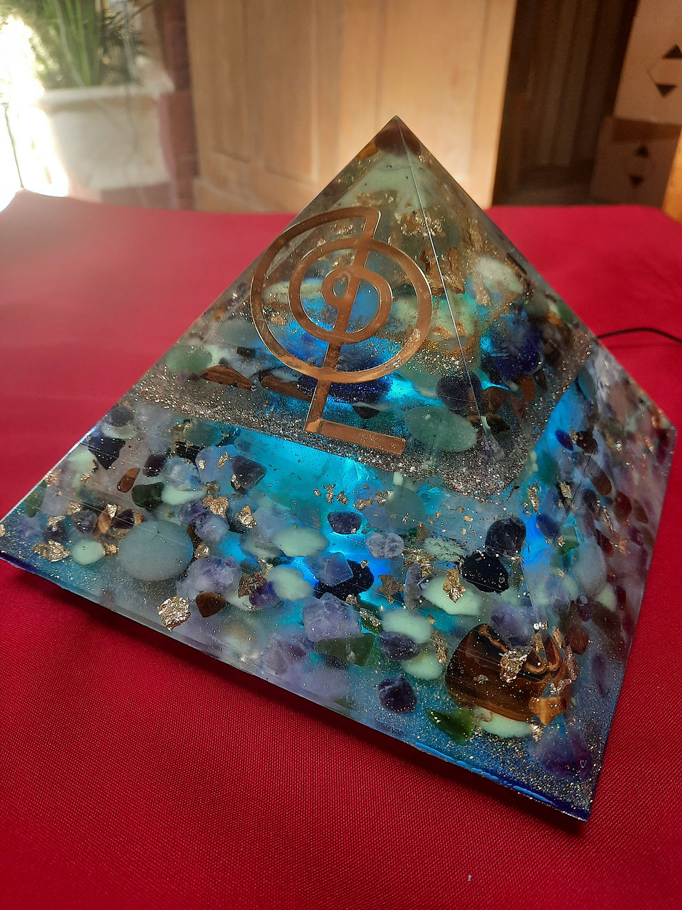 Miniature : Pyramide orgonite 999 XXL Jupiter